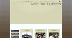 Desktop Screenshot of muleshoeoutfitters.com